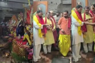 BiharNewsToday_Patna_nishant-kumar-patna-kali-mandir-visit