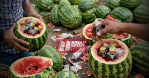 BiharNewsToday_Patna_chhapra-liquor-smuggling-watermelon