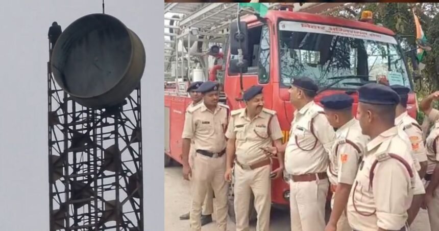 BiharNewsToday_Patna_muzaffarpur-man-climbs-mobile-tower