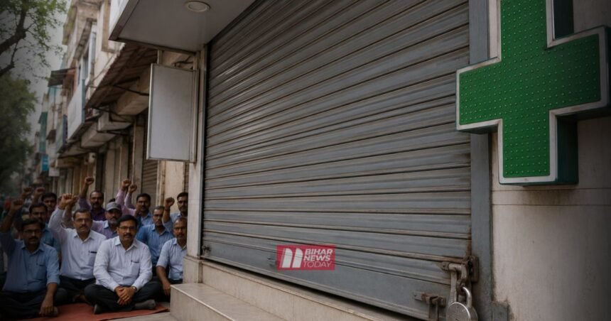 BiharNewsToday_Patna_Medical Store Strike