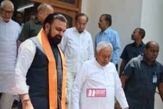BiharNewsToday_Patna_Nitish Samrat Meeting