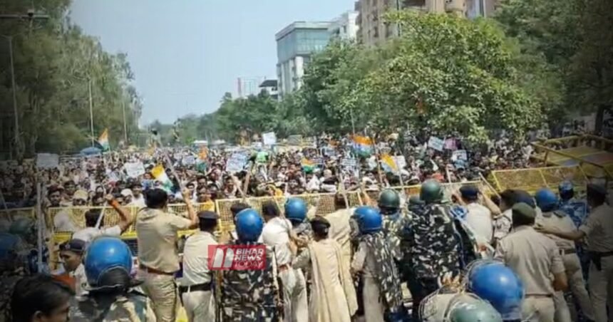 BiharNewsToday_Patna_TRE 4 Protest, Patna Police Lathicharge