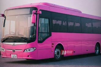 BiharNewsToday_Patna_pink bus
