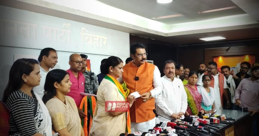 BiharNewsToday_Patna_ritu jaiswal joins BJP