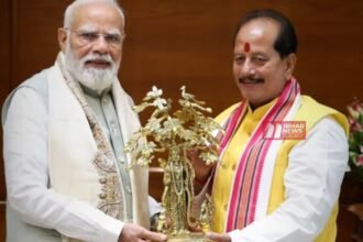 BiharNewsToday_Patna_vijay-sinha-meets-pm-modi