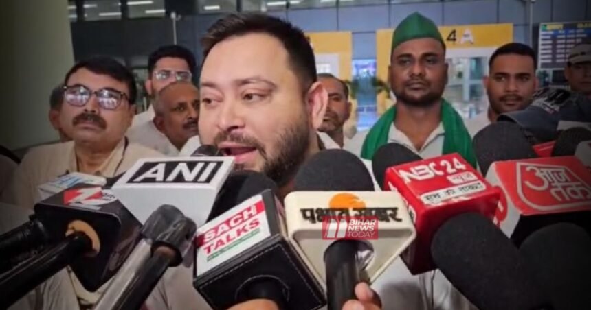 BiharNewsToday_tejaswi on samrat