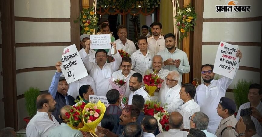 BiharNewsToday_Bihar Assembly Monsoon Session Protest