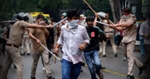BiharNewsToday_jantar mantar protest violence