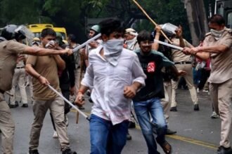 BiharNewsToday_jantar mantar protest violence