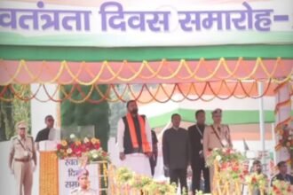 BiharNewsToday_CM Samr4at first flag hoisting