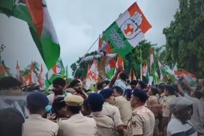BiharNewsToday_Patna Congress Protest