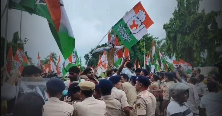 BiharNewsToday_Patna Congress Protest