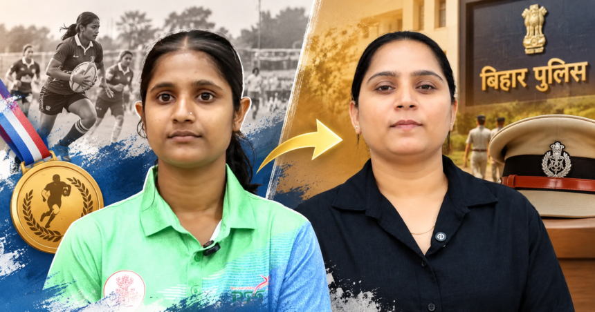 Success Story: Faced taunts for wearing shorts, but winning a rugby medal paved the way to becoming a Sub-Inspector in the Bihar Police.
