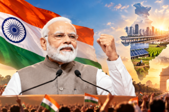 Upon completing 25 years of service, PM Modi said, "I will neither tire nor stop until I make India developed," and expressed gratitude to the public.