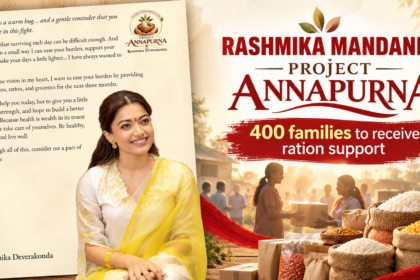 Rashmika Mandanna News: Rashmika Mandanna has adopted 400 families and will provide free rations for a year under ‘Project Annapurna’.
